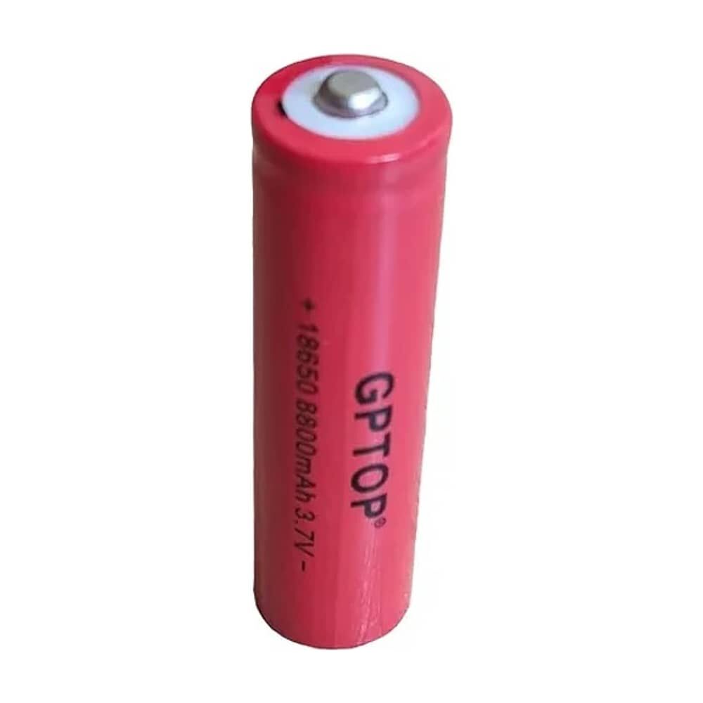 Pilas Baterias Recargables De Litio 18650 Especial Vaper 8800 Mah Vaporizadores Gptop Roja Con Punta Contacto image number 0.0