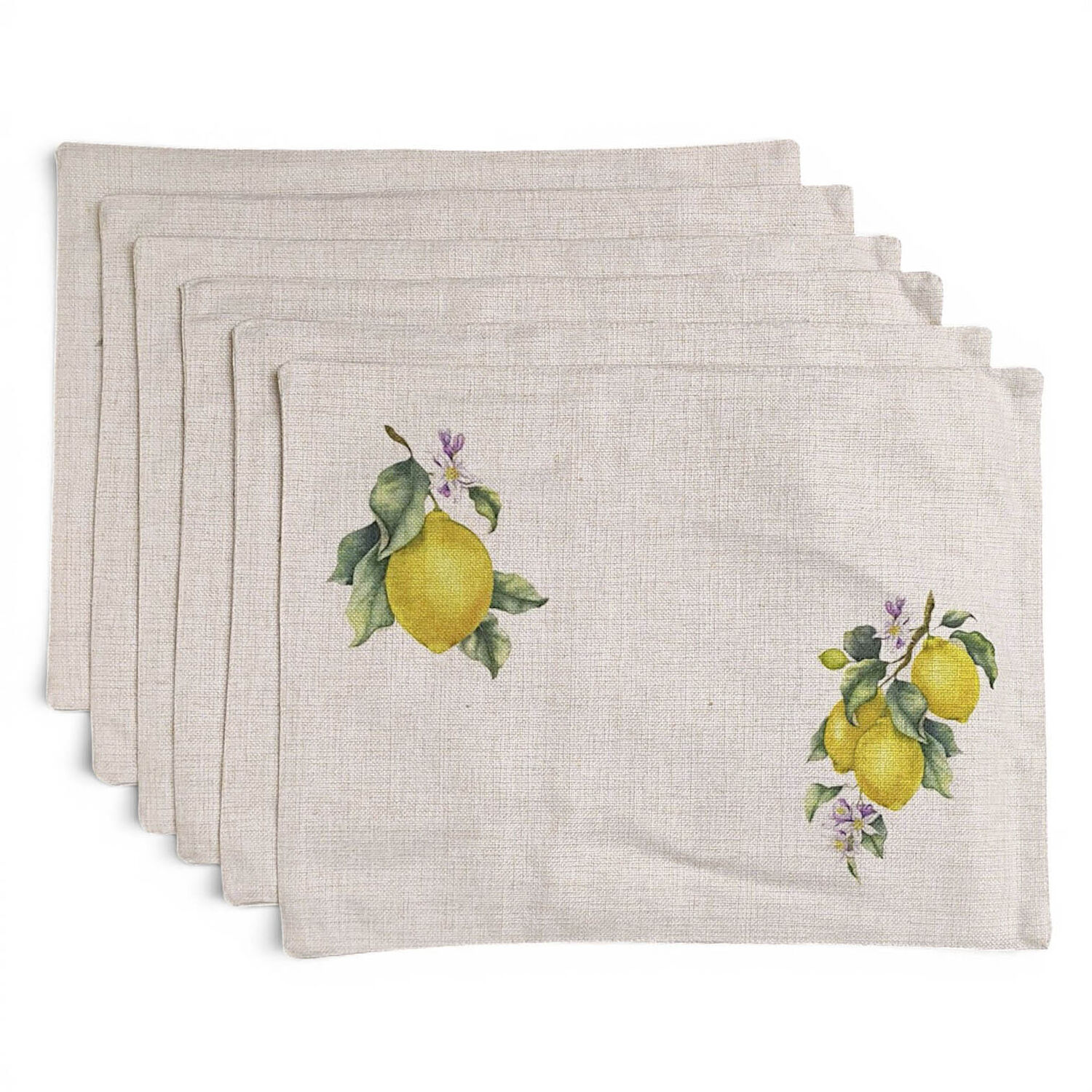 Set De 6 Individuales De Lino 35x45 Cm M20 image number 1.0