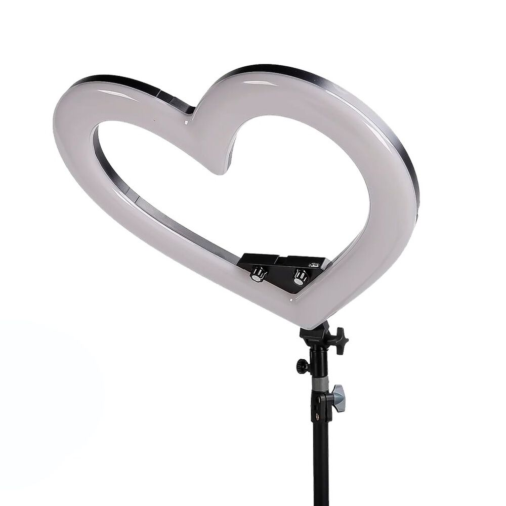 Aro De Luz Forma De Coraz&oacute;n 10 Pulgadas 26 Cm Rgb image number 3.0