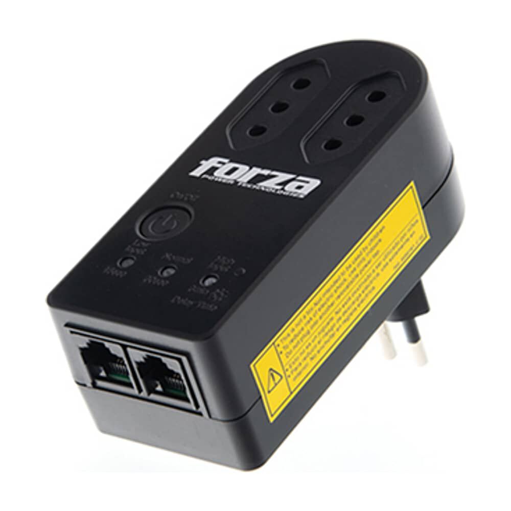 Protector De Voltaje Forza Zion Fvp-1202n-c Negro Forza image number 1.0