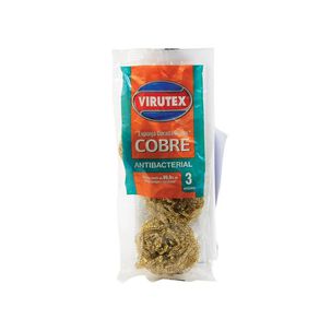 Esponja Orotex Mediana Cobre 3un. - Virutex