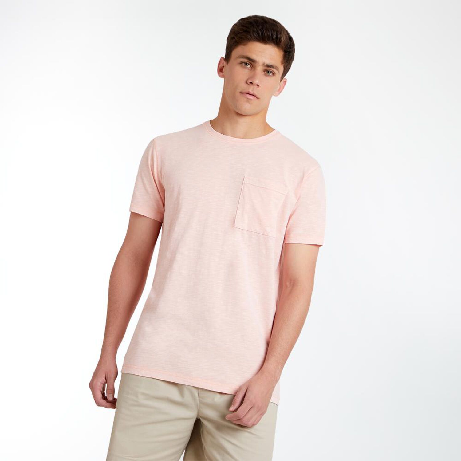 Polera Slim Manga Corta Cuello Redondo Hombre Ocean Pacific image number 0.0