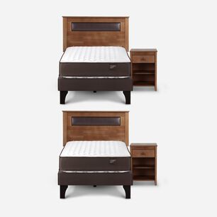 Duplex Rosen Ergo T / 1 Plaza / Base Normal + Set De Maderas Ferrara