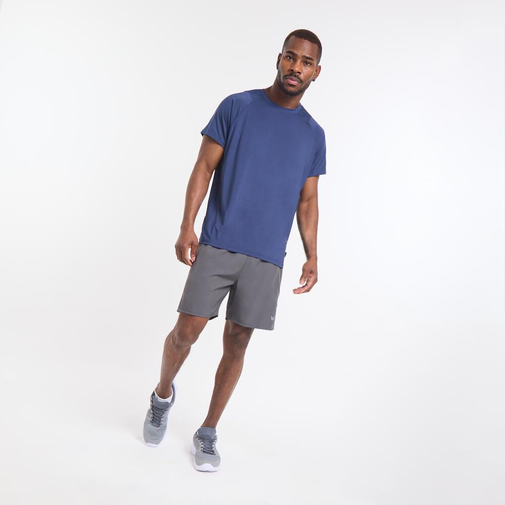 Polera Deportiva Manga Corta Cuello Redondo Hombre Wetland image number 1.0