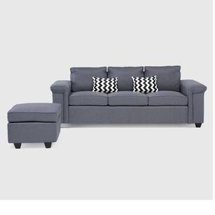 Sof&aacute; Mons Sicilia / 3 Cuerpos + 1 Pouf