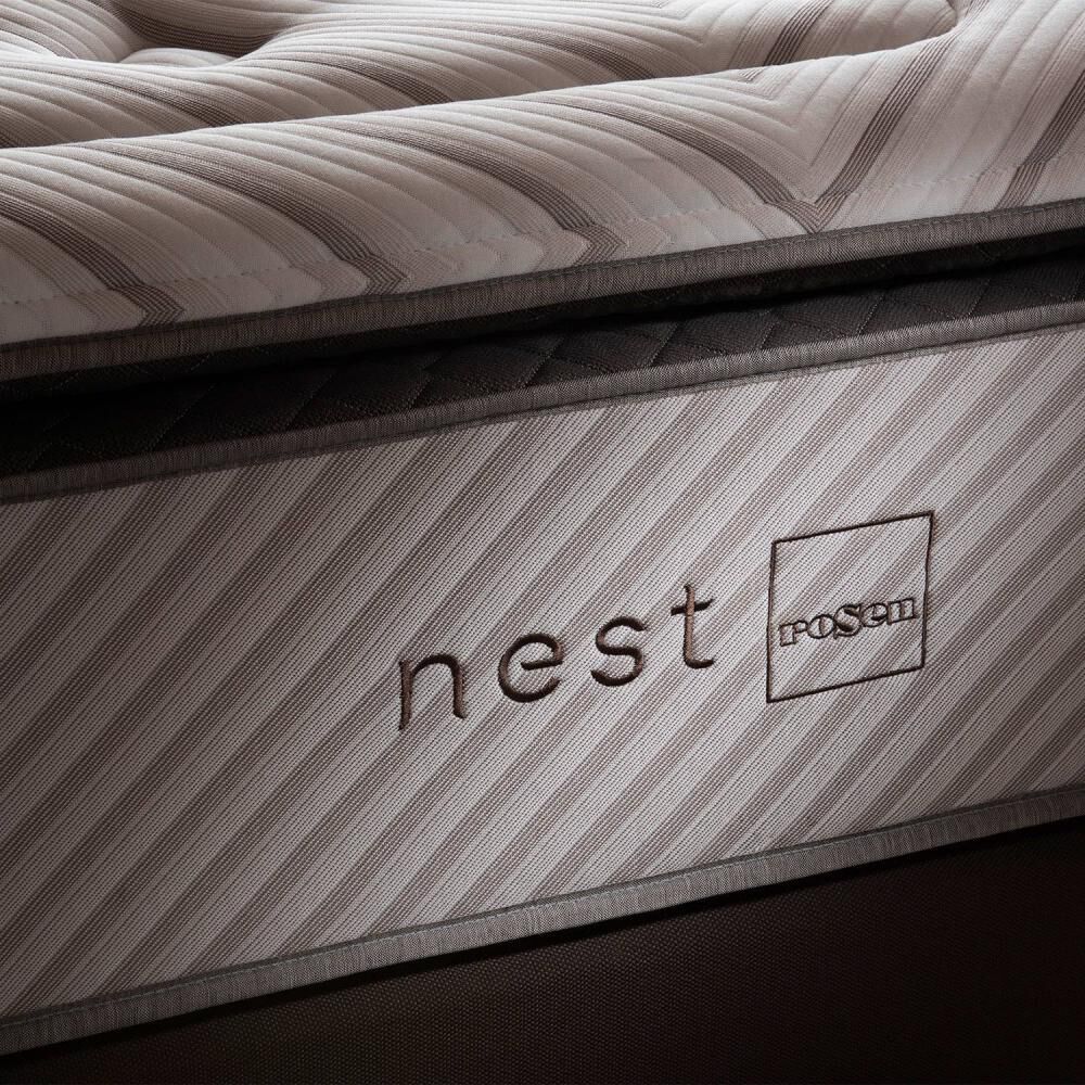 Cama Europea Rosen Nest / 2 Plazas / Base Dividida + Set De Maderas Issey Vison image number 5.0