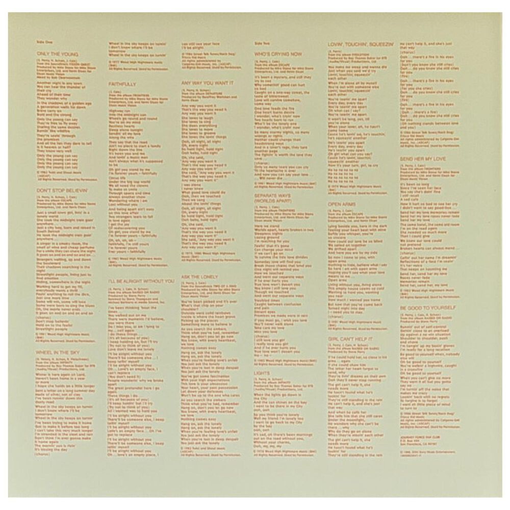 Journey - Greatest Hits (2lp) (2024) | Vinilo image number 7.0