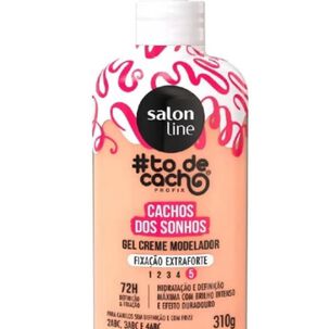 Gel Crema Modelador Cachos Dos Sonhos Extra Fuerte 310g Salon Line