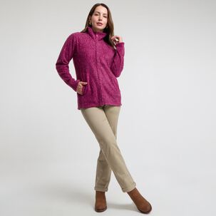 Polerón Polar Full Print Cuello Alto Mujer Geeps
