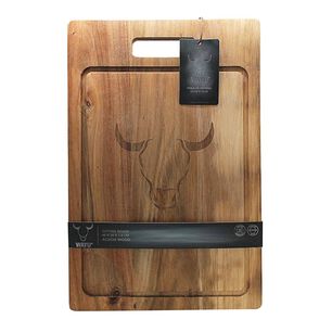 Tabla Cortar Picar Carne 50x35cm Wayu Parrilla Asado Cocina