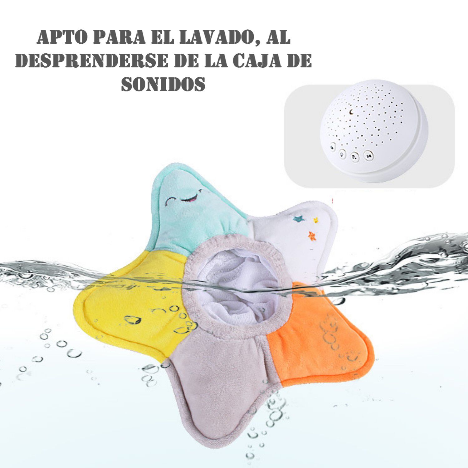 Peluche Juguete Estrella De Mar Ruido Blanco image number 4.0