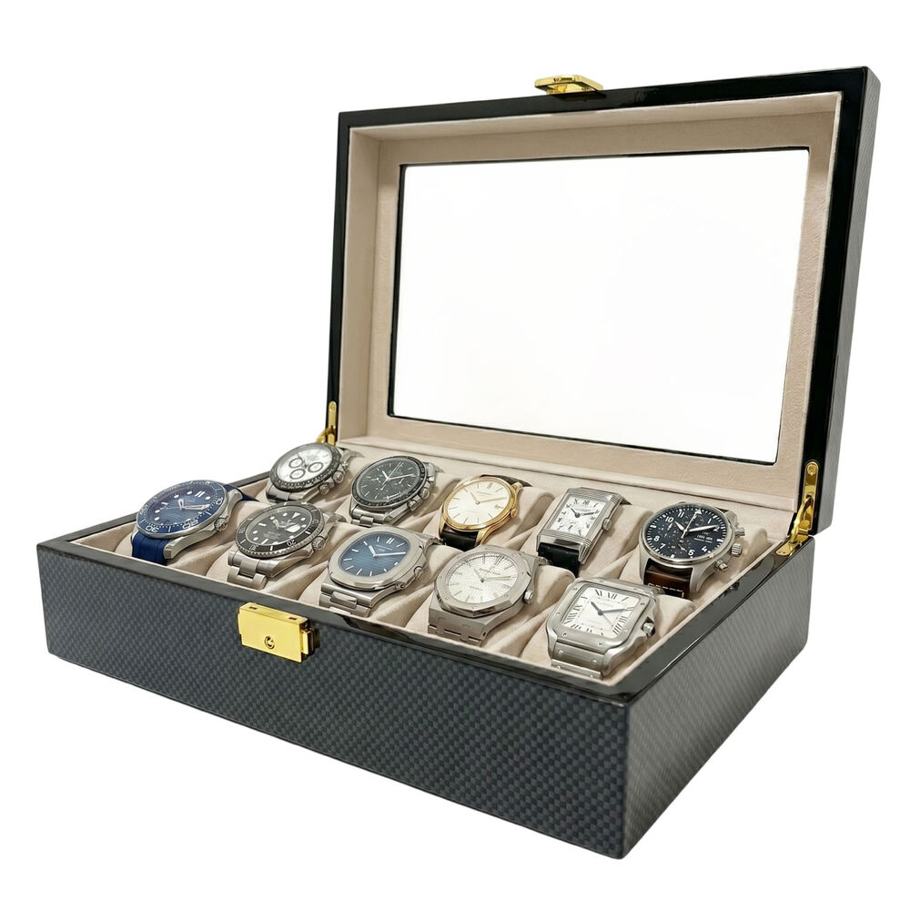Caja De Almacenamiento De Reloj 10 Separaciones image number 0.0