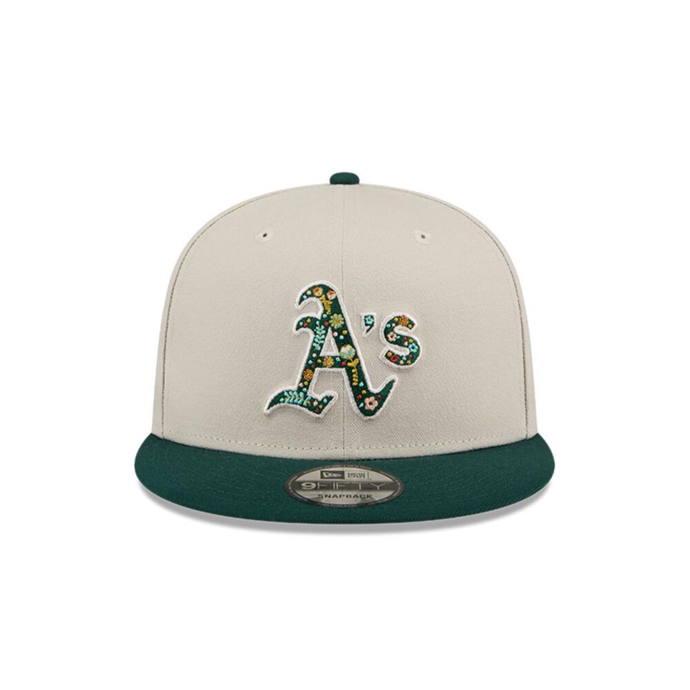 Gorro 9fifty Mlb Oakland Athletics Floral Fill Light Beige image number 2.0