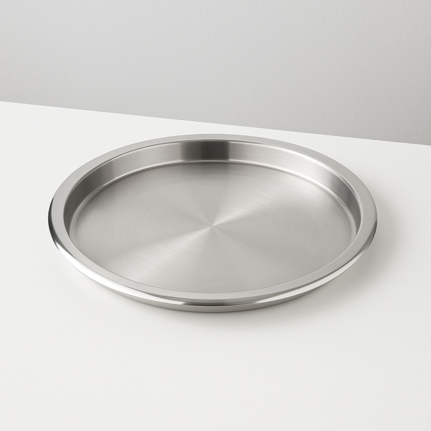 Bandeja Redonda Cuiner De Servicio 35cm Acero Inoxidable image number 1.0
