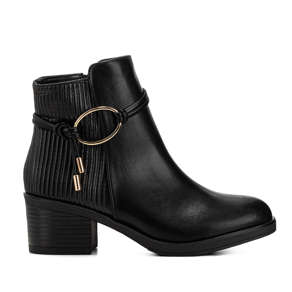 Botin Negro Casual Mujer Weide Gh110 image number 0.0