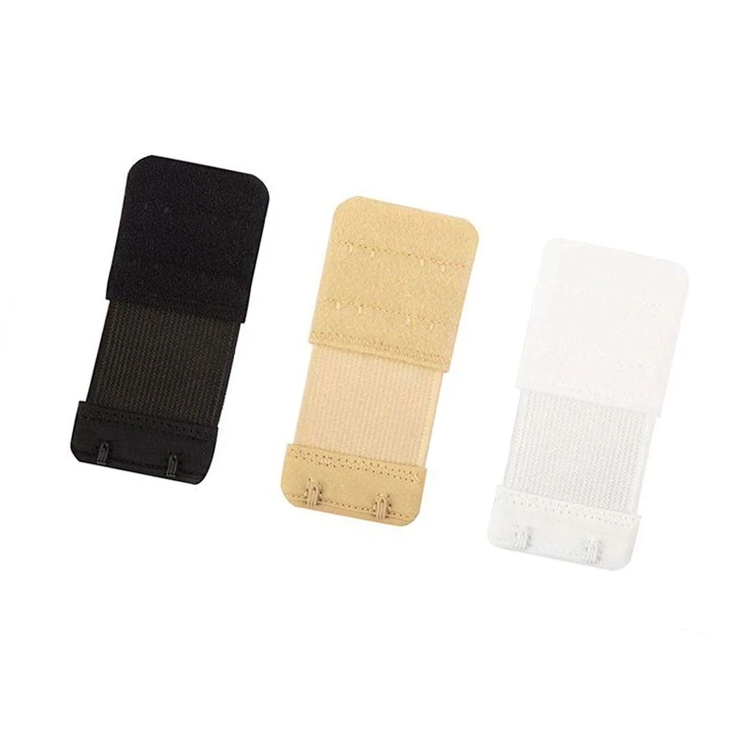 Pack X3 Extensores Para Sosten Brassier Elastico 2 Broches image number 2.0