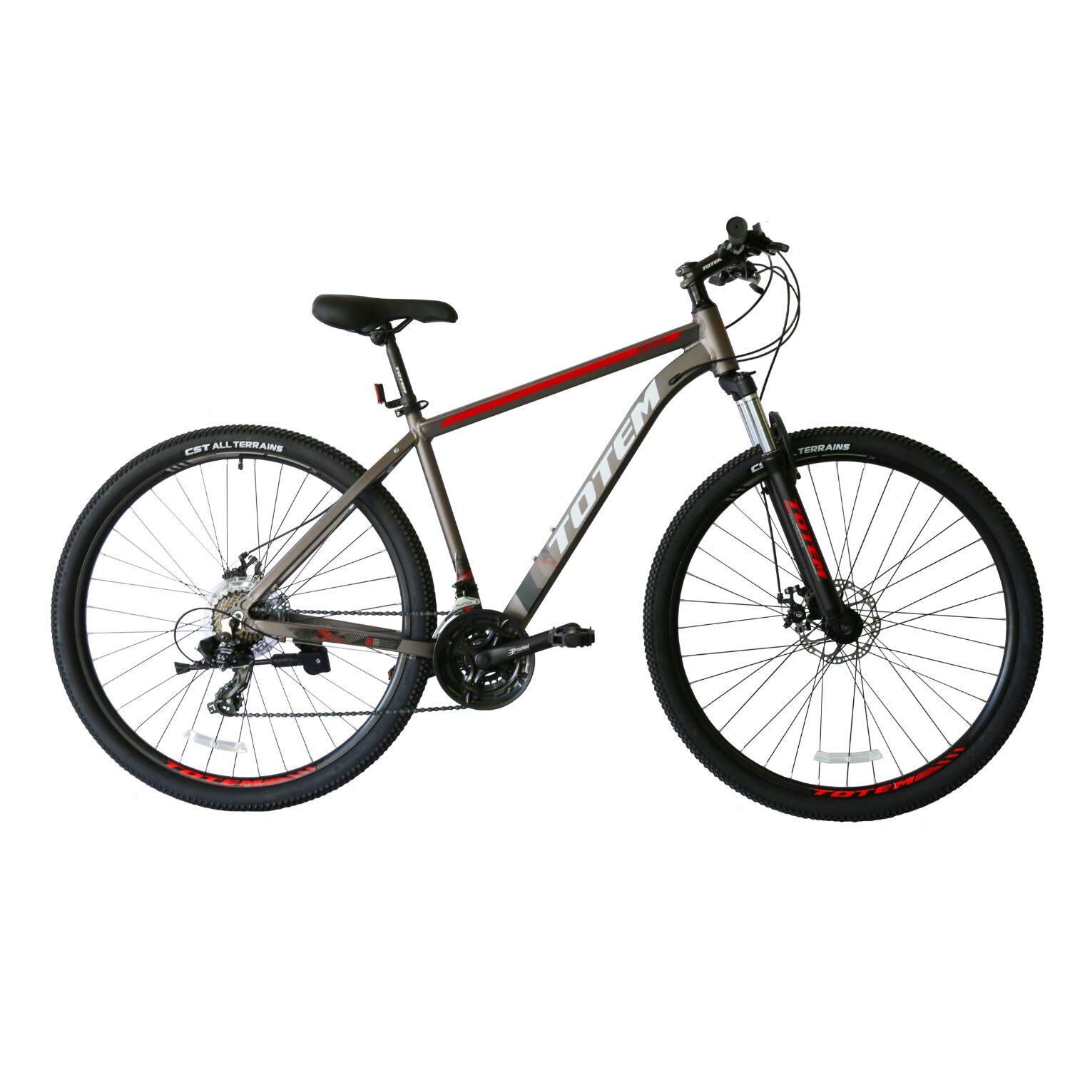 Bicicleta Totem Mtb Aro 27,5x19 Mod W860 Gris image number 0.0