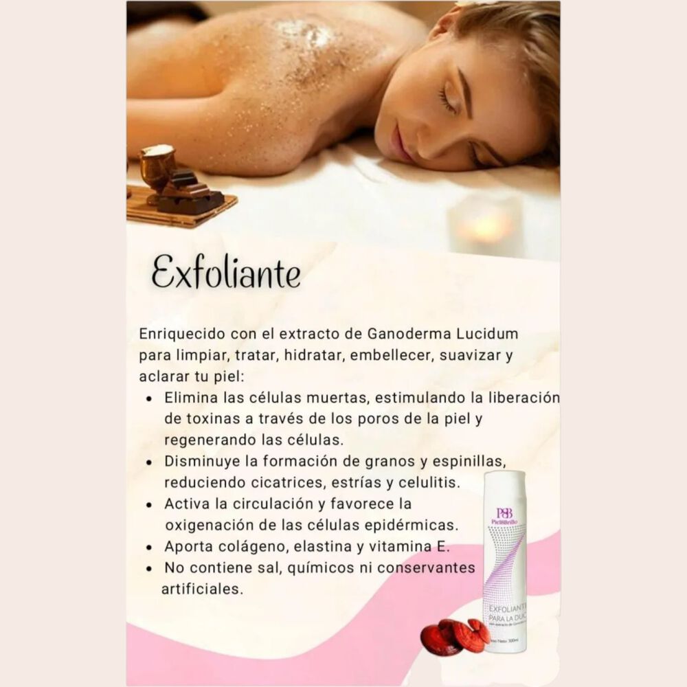Exfoliante Corporal Piel&brillo Con Ganoderma 300ml image number 2.0
