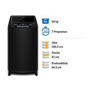 Lavadora Fensa Premium Care Pro 18 Black / 18 Kg