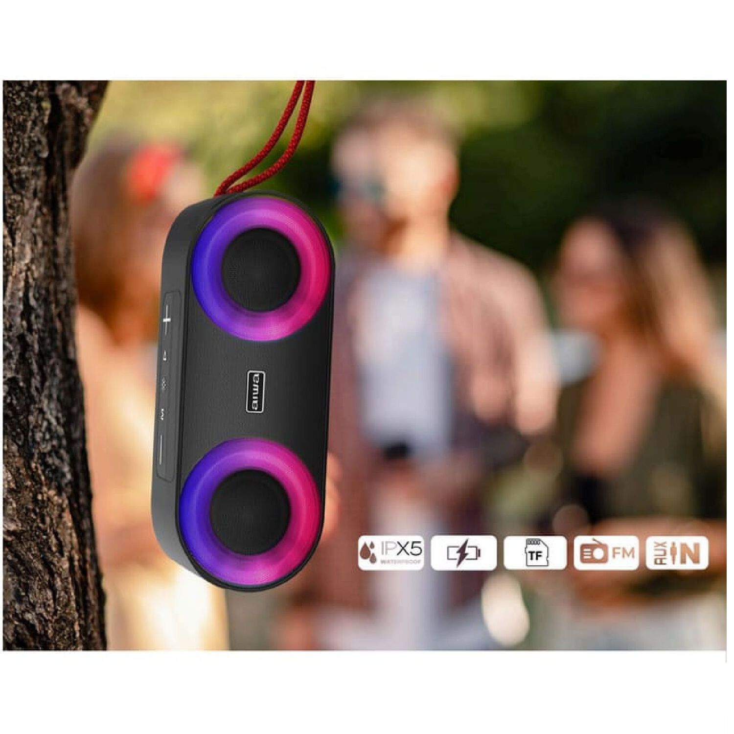 Parlante Aiwa Awsj215 Bt Portatil 20w. image number 2.0