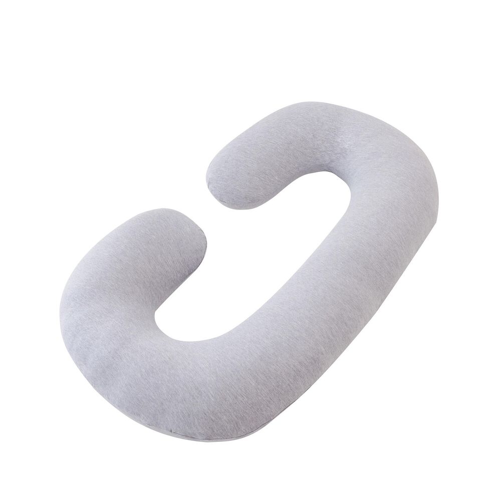 Cojin Almohada Maternal Gris Pre Y Post Natal Funda Extra Suave image number 4.0