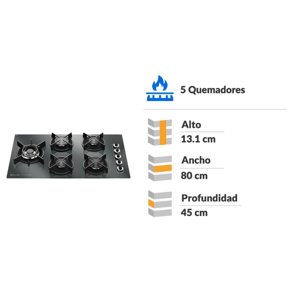 Encimera A Gas Electrolux KE5HP / 5 Quemadores image number 1.0