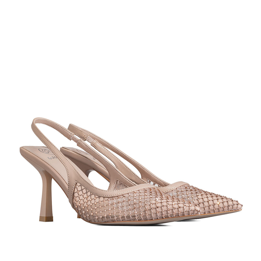 Zapato Tacon Talón Abierto Elegante Mujer Weide Ghe35 image number 5.0