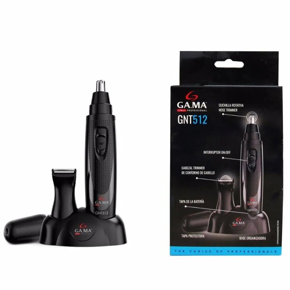 Cortapelo Trimmer Gnt512 Inalámbrico Cabello Nariz Y Orejas Color Negro image number 3.0