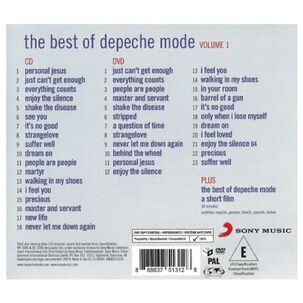 Depeche mode - best of vol.1 (cd+dvd) cd
