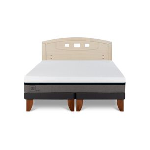 Cama Europea Cic Balance / 2 Plazas / Base Dividida + Respaldo