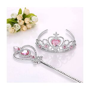 Set Accesorios Corona Y Varita De Princesa