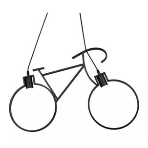 Lampara Vintage Colgante Techo Diseño Bicicleta Metal