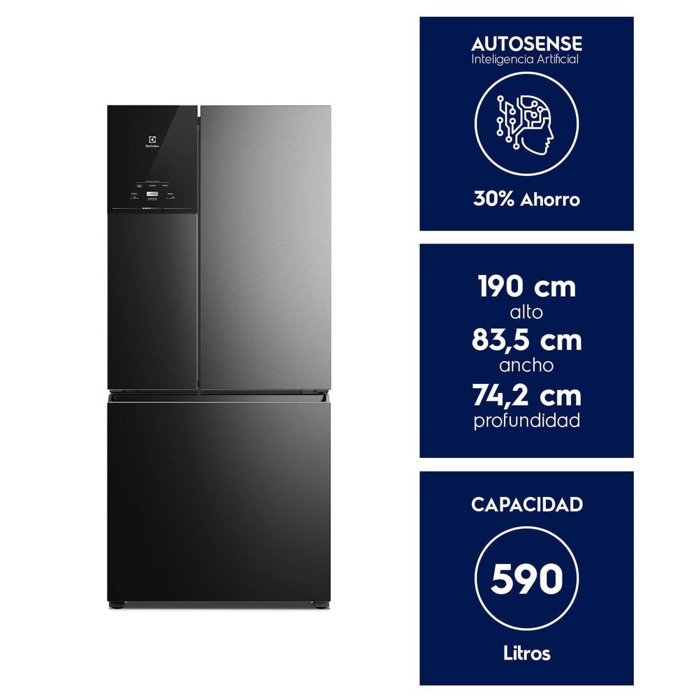 Refrigerador 590l No Frost 3 Puertas Inverter Autosense Im8b image number 1.0
