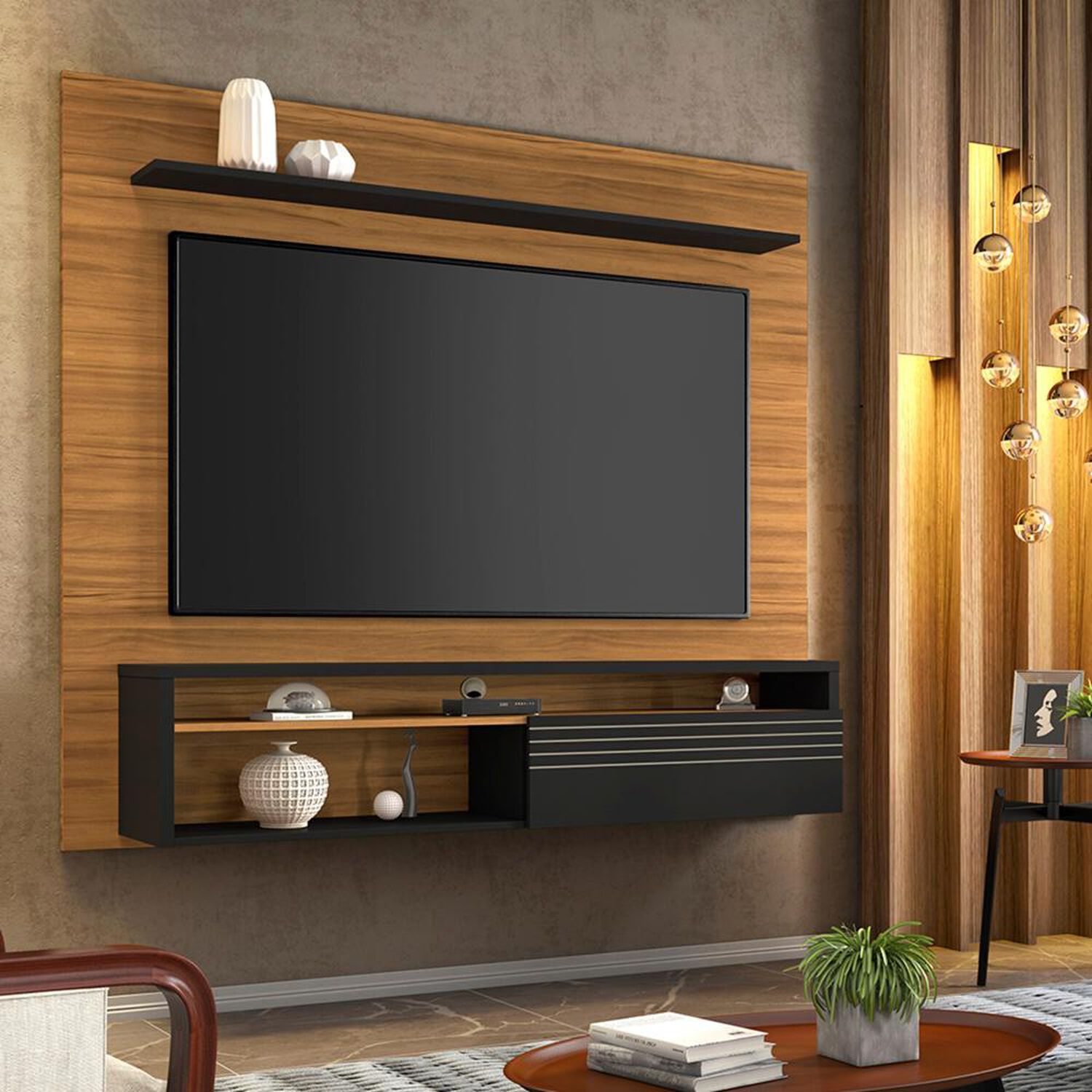 Panel Tv Home Mobili Santana  / 1 Puerta image number 4.0