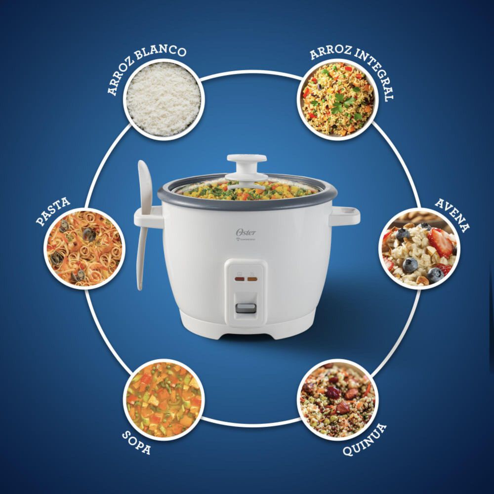 Arrocera Oster De 7 Tazas, Con Diamondforce, Ckstrcb7dfwht image number 8.0