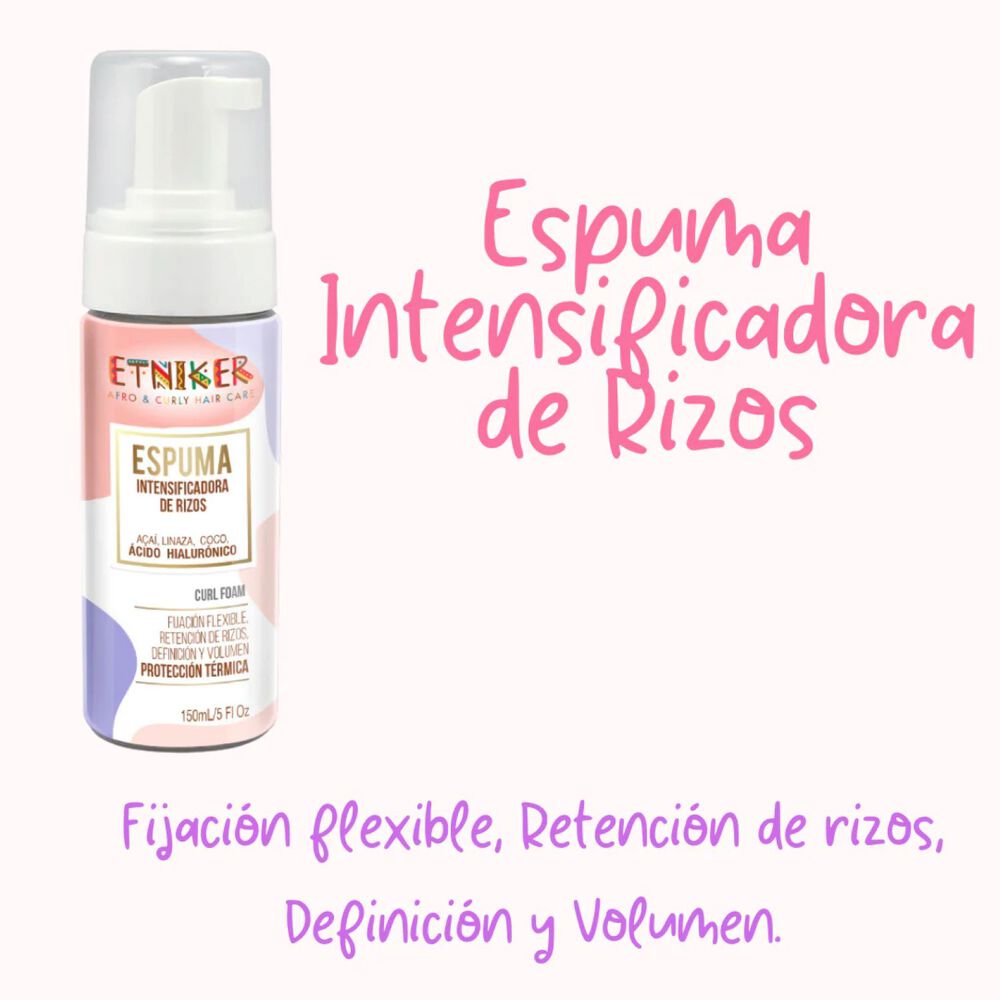 Espuma Intensificadora De Rizos Etniker 150 Ml image number 1.0