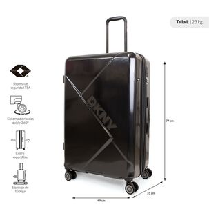 Maleta Grande 23kg Donna Karan Your Call Negra Dkny
