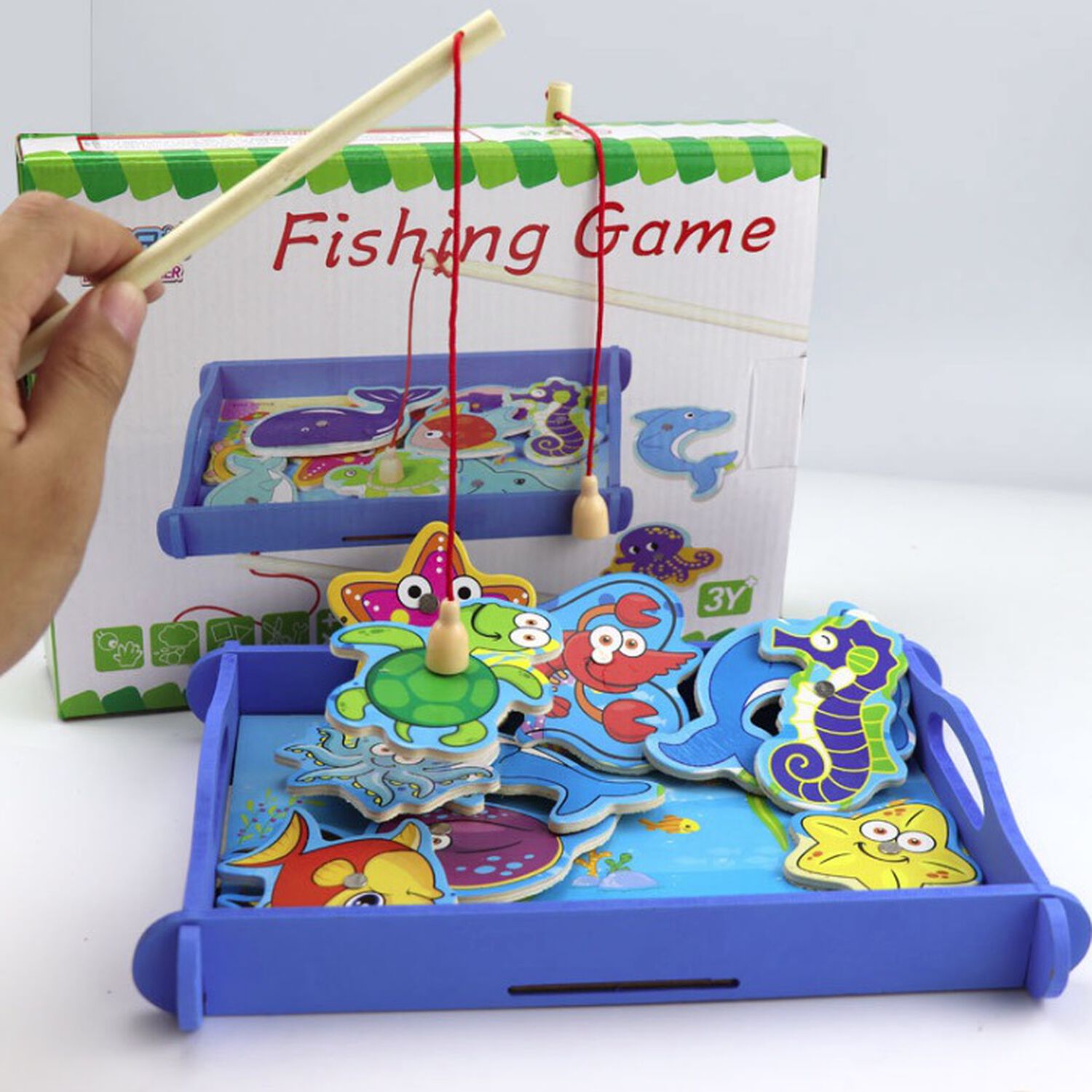 Juguete De Madera Pesca Milagrosa Montessori image number 5.0