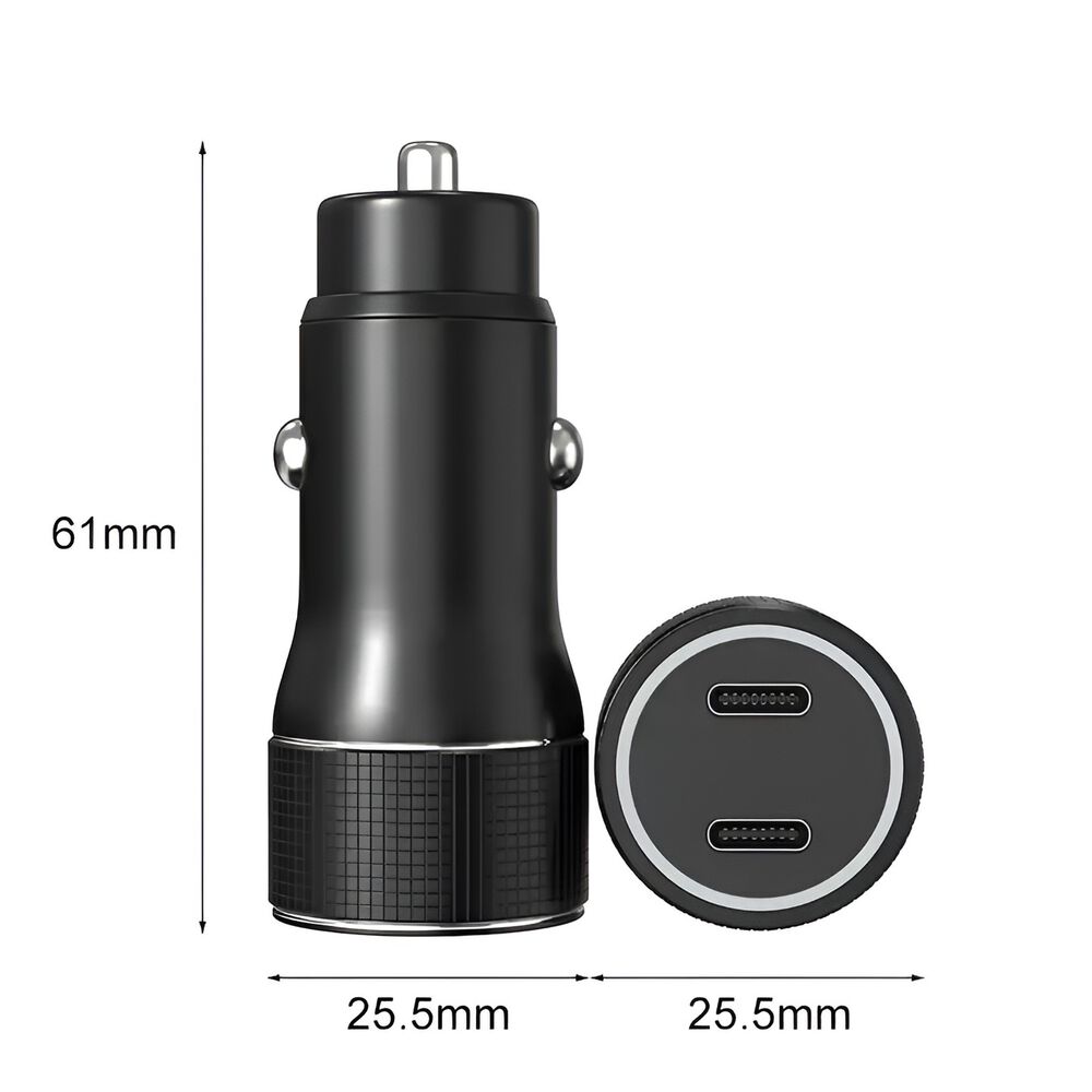 Cargador Usb-c Para Auto Dual Port Power Delivery 40w Tm-200542 image number 4.0