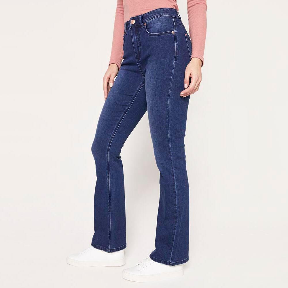 Jeans Mujer Flare Kimera image number 0.0