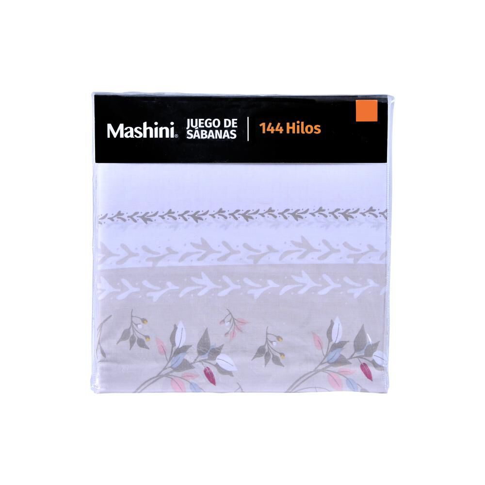 Juego De Sábanas Mashini Paris / King / 144 Hilos image number 2.0