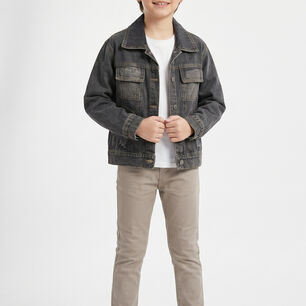 Chaqueta Mezclilla Ni&ntilde;o Juvenil Denim Destroyed Oversize