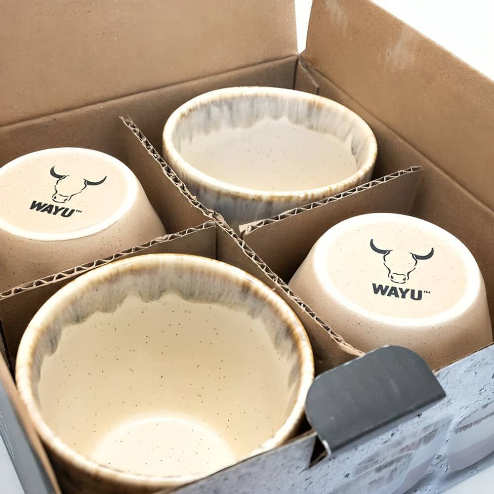 Set 4 Vasos Ceramica Wayu image number 2.0