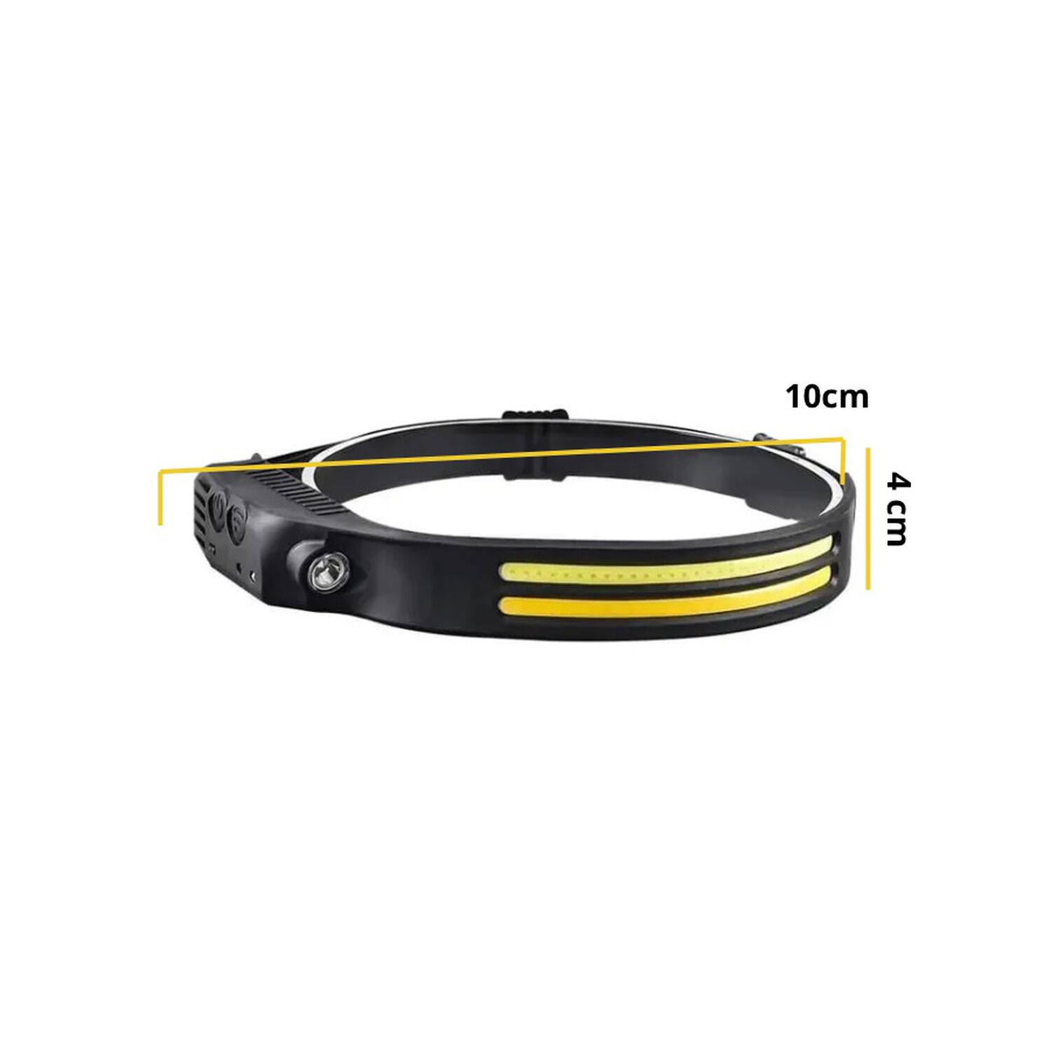 Linterna Frontal Led Recargable Usb Con Sensor De Movimiento Camping 350lm image number 1.0