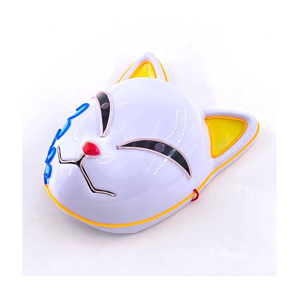 Mascara Makomo Kimetsu No Yaiba Con Luces Led Cosplay image number 0.0