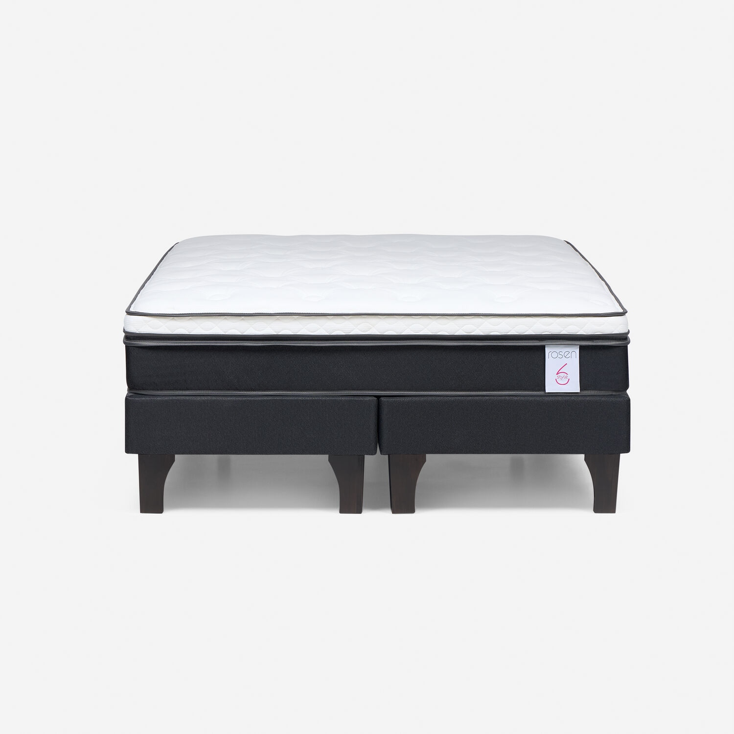 Cama Europea Rosen New Style 6 / 2 Plazas / Base Dividida image number 0.0