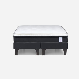 Cama Europea Rosen New Style 6 / 2 Plazas / Base Dividida + Set de Maderas Madrid