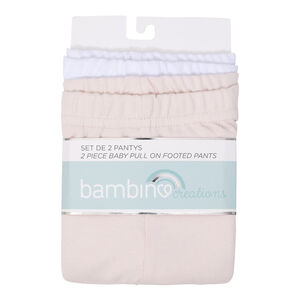 Set 2 Pantys Blanco Flores Niña 0-3 Meses