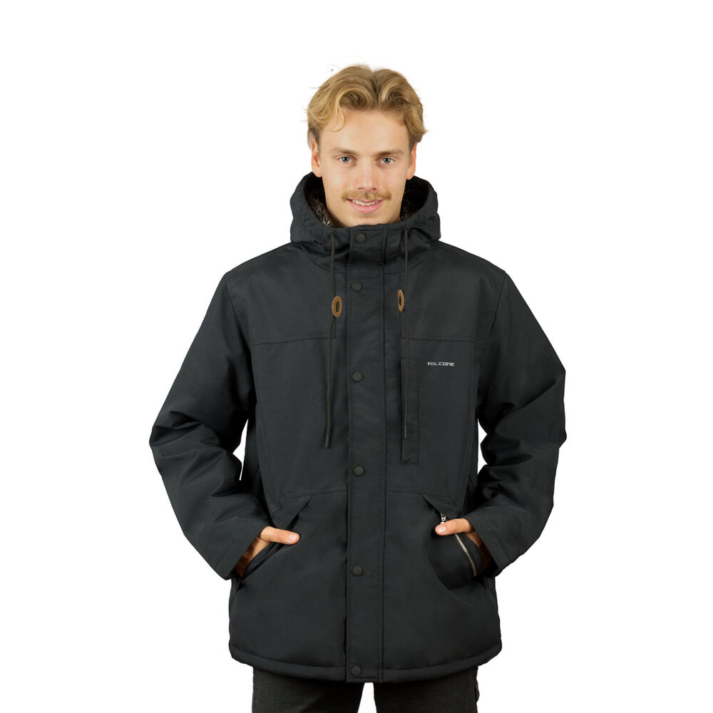 Chaqueta Impermeable Chiporro Unexplored V2 Negro Hombre Falcone image number 1.0
