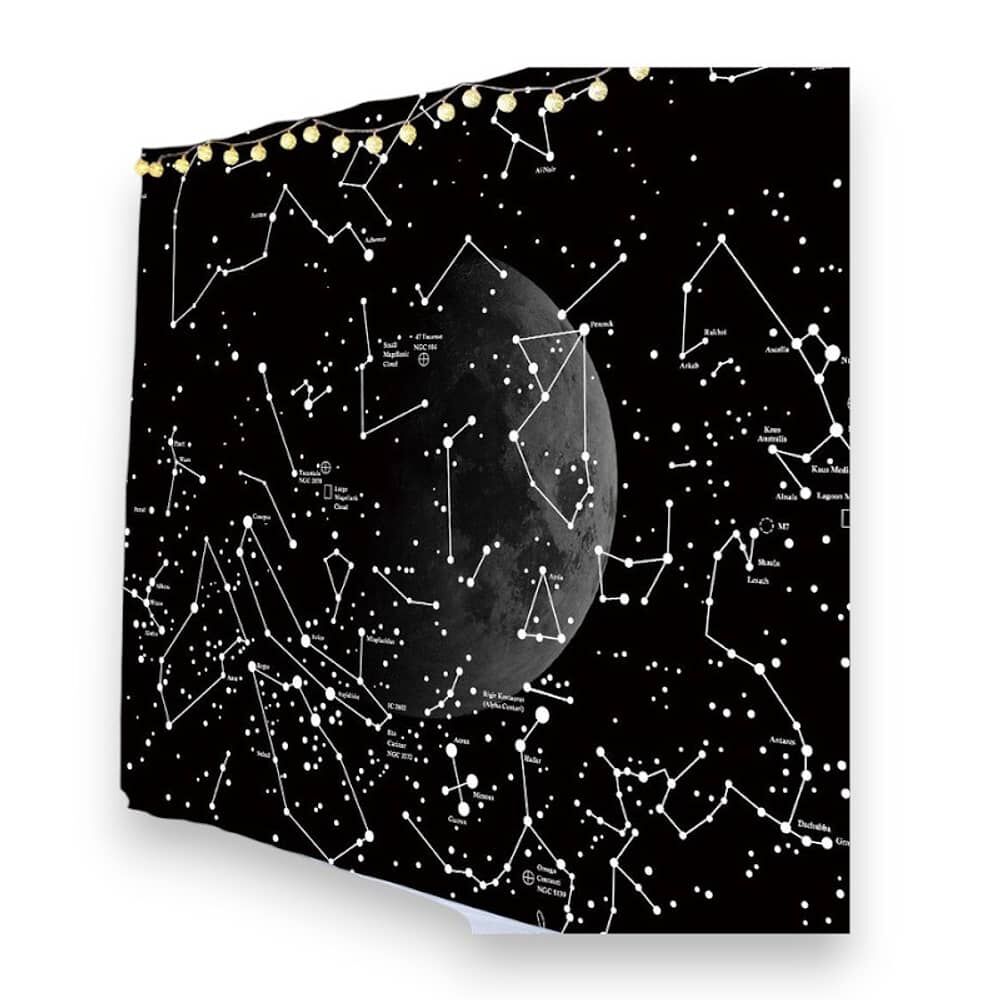 Tapiz Constelaci&oacute;n Astros Lunares Decoraci&oacute;n 60x60 image number 0.0